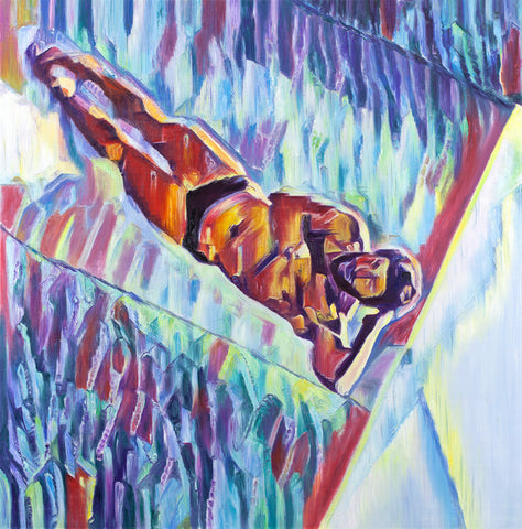 Diving (Original Painting)