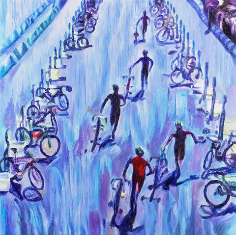Triathlon (Original Painting)