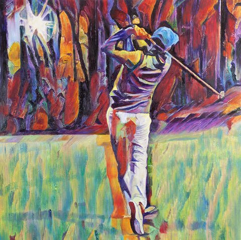 Golf "Four" (Original Painting)