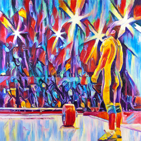 Weightlifting (Original Painting)
