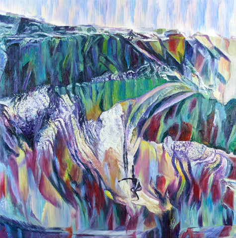 Surfing (Original Painting)