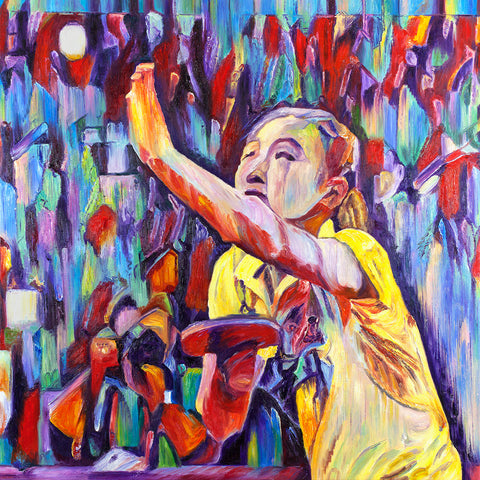 Table Tennis (Original Painting)