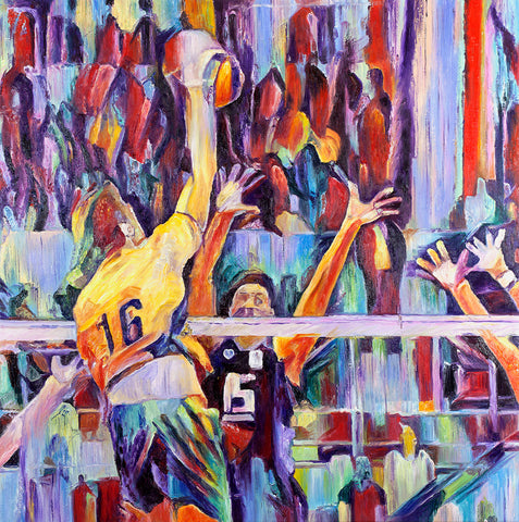 Volleyball (Original Painting)
