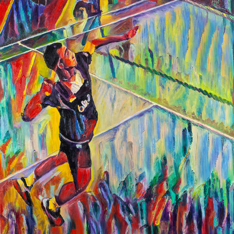 Badminton (Original Painting)